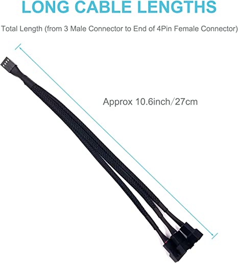 1 TO 3 PWM Fan Splitter Cable