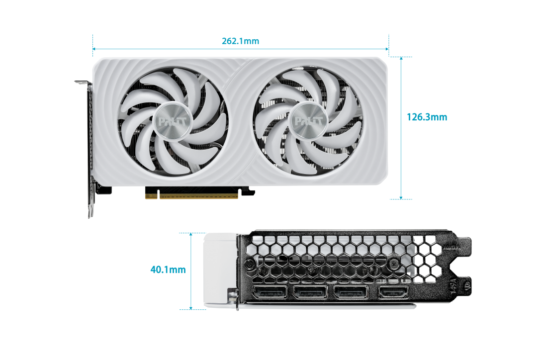 RTX 5060 WHITE OC 8GB GDDR7 128bit 3-DP HDMI